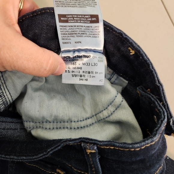 Levi's Jeans Mid-Rise Bootcut, sz 16 - Picture 6 of 7